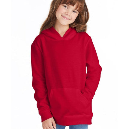 Hanes P473: Youth 7.8 oz. EcoSmart(r) 50/50 Pullover Hood