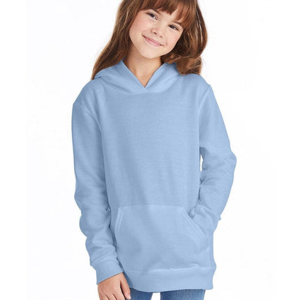 Hanes P473: Youth 7.8 oz. EcoSmart(r) 50/50 Pullover Hood