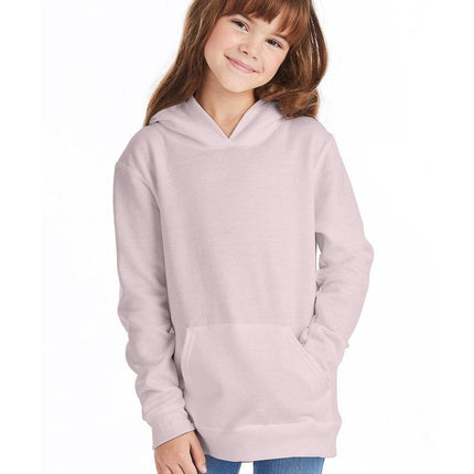 Hanes P473: Youth 7.8 oz. EcoSmart(r) 50/50 Pullover Hood