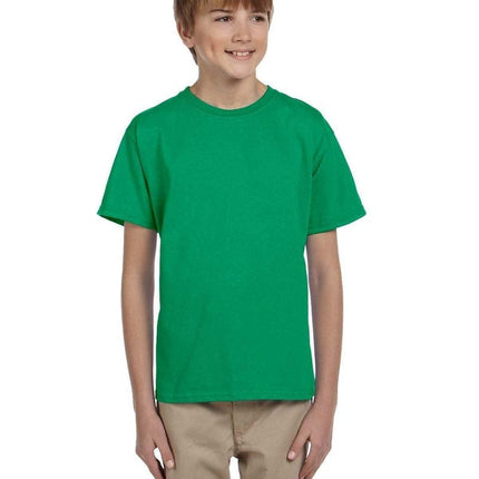 Hanes 5370: Youth 5.2 oz., 50/50 EcoSmart® T-Shirt, Basic Colors