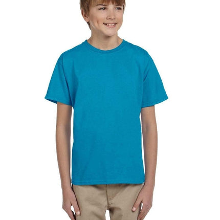Hanes 5370: Youth 5.2 oz., 50/50 EcoSmart® T-Shirt, Basic Colors