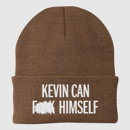 Kevin Can F**k Himself Logo Embroidered Beanie