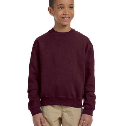 Jerzees 562B: Youth 8 oz. NuBlend(r) Fleece Crew
