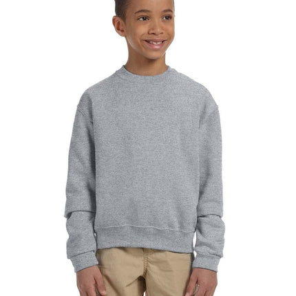 Jerzees 562B: Youth 8 oz. NuBlend(r) Fleece Crew