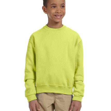 Jerzees 562B: Youth 8 oz. NuBlend(r) Fleece Crew