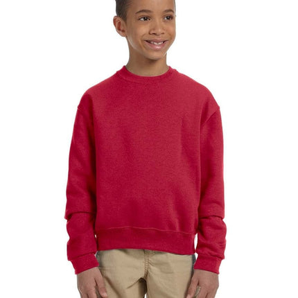 Jerzees 562B: Youth 8 oz. NuBlend(r) Fleece Crew