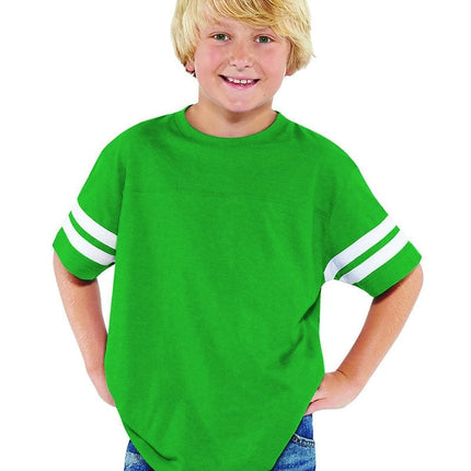 LAT 6137: Youth Football Fine Jersey T-Shirt