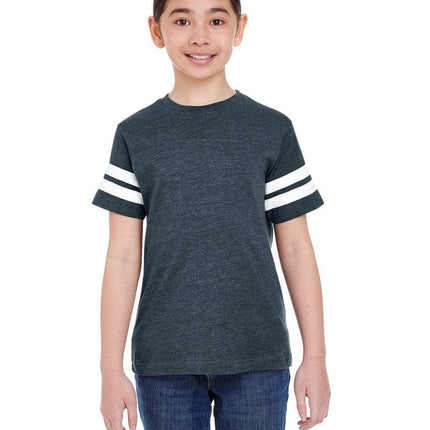 LAT 6137: Youth Football Fine Jersey T-Shirt