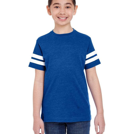 LAT 6137: Youth Football Fine Jersey T-Shirt