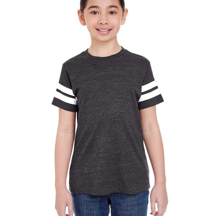 LAT 6137: Youth Football Fine Jersey T-Shirt