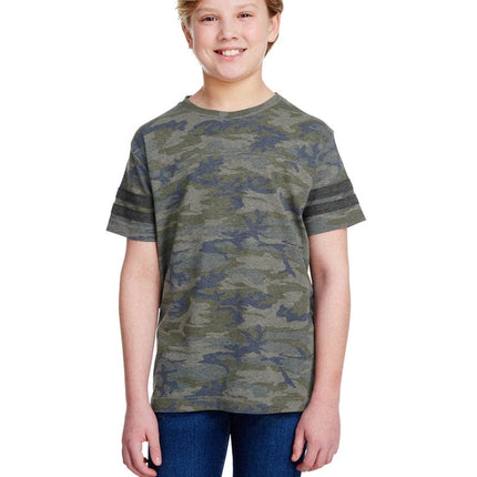 LAT 6137: Youth Football Fine Jersey T-Shirt