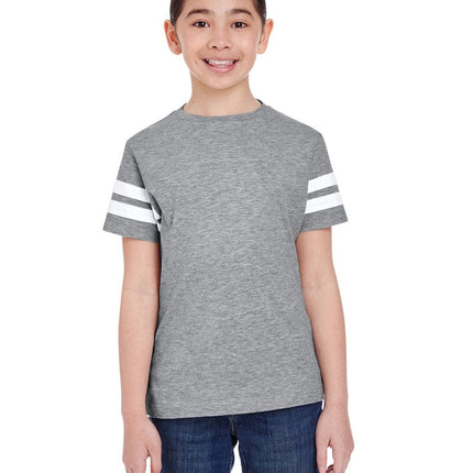 LAT 6137: Youth Football Fine Jersey T-Shirt