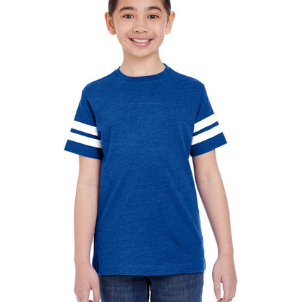 LAT 6137: Youth Football Fine Jersey T-Shirt