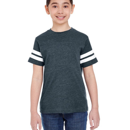 LAT 6137: Youth Football Fine Jersey T-Shirt