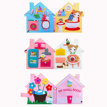 My Small Room Montessori Interactive Multi-Activity Educational Quiet Book