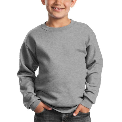 Port & Company ®  - Youth Core Fleece Crewneck Sweatshirt.  PC90Y