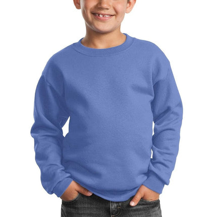 Port & Company ®  - Youth Core Fleece Crewneck Sweatshirt.  PC90Y