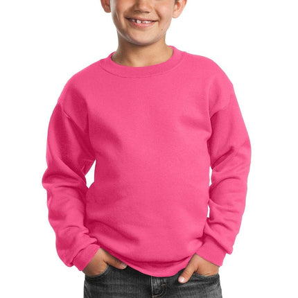 Port & Company ®  - Youth Core Fleece Crewneck Sweatshirt.  PC90Y