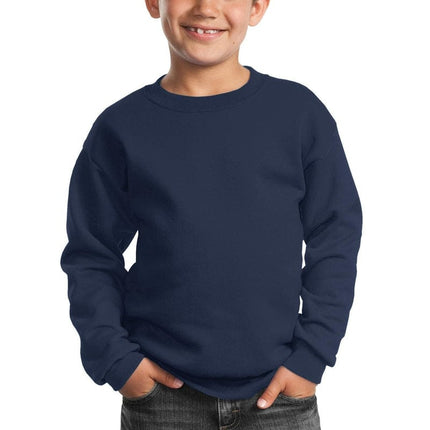 Port & Company ®  - Youth Core Fleece Crewneck Sweatshirt.  PC90Y