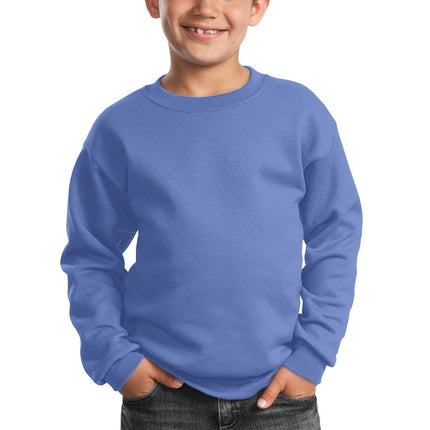 Port & Company ®  - Youth Core Fleece Crewneck Sweatshirt.  PC90Y