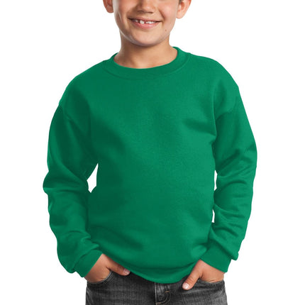 Port & Company ®  - Youth Core Fleece Crewneck Sweatshirt.  PC90Y