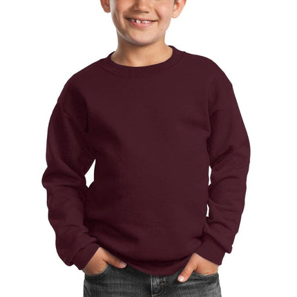 Port & Company ®  - Youth Core Fleece Crewneck Sweatshirt.  PC90Y