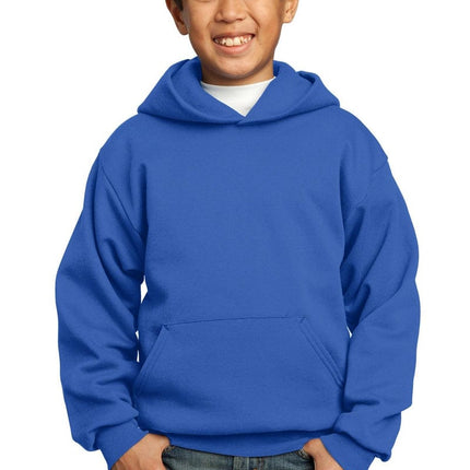 Port & Company ®  - Youth Core Fleece Pullover Hooded Sweatshirt.  PC90YH