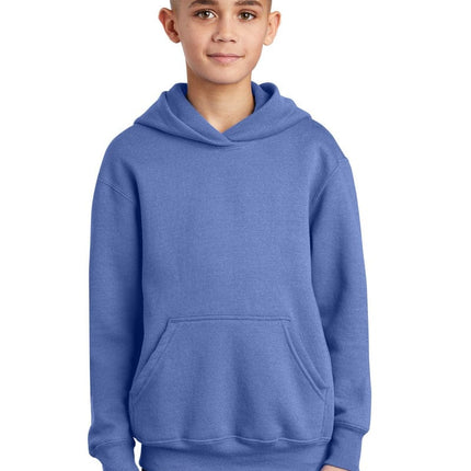 Port & Company ®  - Youth Core Fleece Pullover Hooded Sweatshirt.  PC90YH