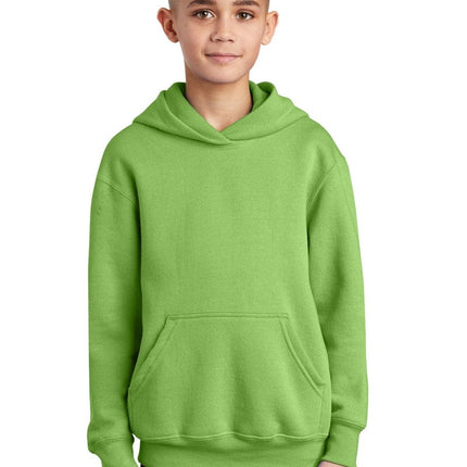 Port & Company ®  - Youth Core Fleece Pullover Hooded Sweatshirt.  PC90YH