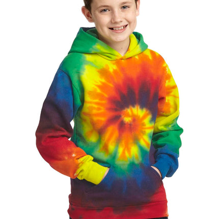 Port & Company ®  Youth Tie-Dye Pullover Hooded Sweatshirt. PC146Y