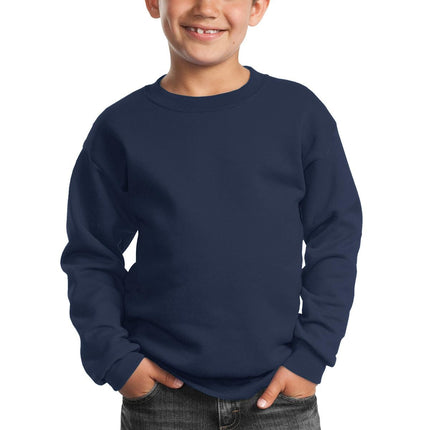 Port & Company ®  - Youth Core Fleece Crewneck Sweatshirt.  PC90Y
