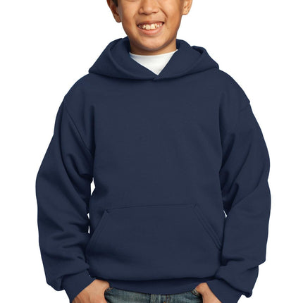 Port & Company ®  - Youth Core Fleece Pullover Hooded Sweatshirt.  PC90YH