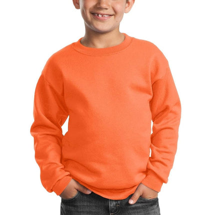 Port & Company ®  - Youth Core Fleece Crewneck Sweatshirt.  PC90Y