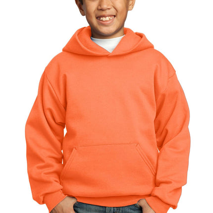 Port & Company ®  - Youth Core Fleece Pullover Hooded Sweatshirt.  PC90YH