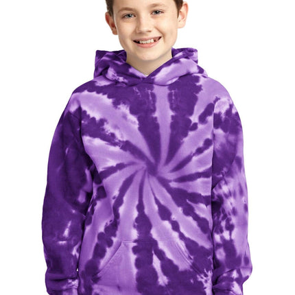 Port & Company ®  Youth Tie-Dye Pullover Hooded Sweatshirt. PC146Y