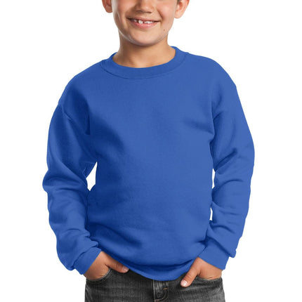 Port & Company ®  - Youth Core Fleece Crewneck Sweatshirt.  PC90Y
