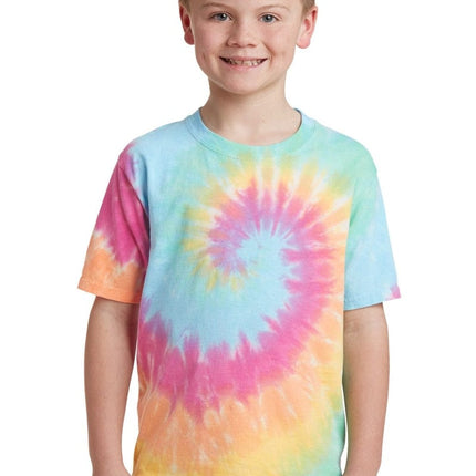 Port & Company ®  - Youth Tie-Dye Tee. PC147Y, Basic Colors