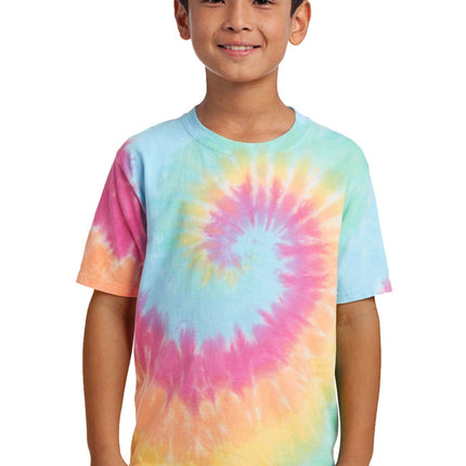 Port & Company ®  - Youth Tie-Dye Tee. PC147Y, Basic Colors