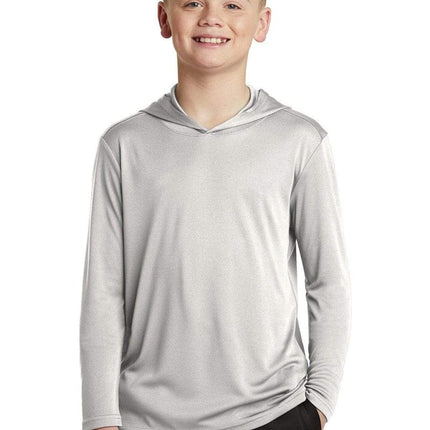 Sport-Tek YST358: Youth Hooded Shirt