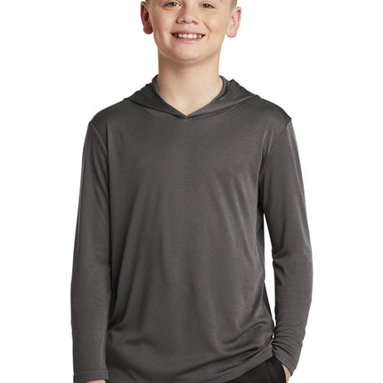 Sport-Tek YST358: Youth Hooded Shirt