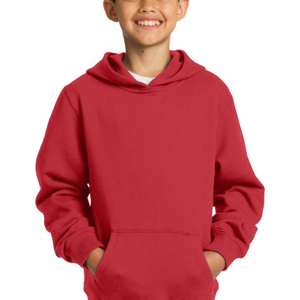 Sport-Tek YST254: Youth Pullover Hooded Sweatshirt