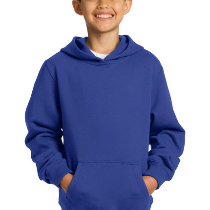 Sport-Tek YST254: Youth Pullover Hooded Sweatshirt