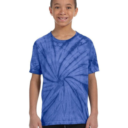 Tie-Dye CD101Y: Youth 5.4 oz. 100% Cotton Spider T-Shirt