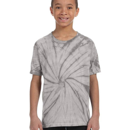 Tie-Dye CD101Y: Youth 5.4 oz. 100% Cotton Spider T-Shirt
