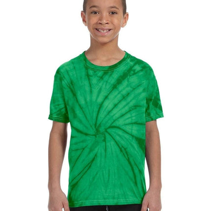 Tie-Dye CD101Y: Youth 5.4 oz. 100% Cotton Spider T-Shirt