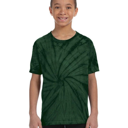 Tie-Dye CD101Y: Youth 5.4 oz. 100% Cotton Spider T-Shirt