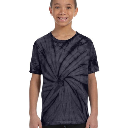 Tie-Dye CD101Y: Youth 5.4 oz. 100% Cotton Spider T-Shirt