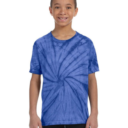 Tie-Dye CD101Y: Youth 5.4 oz. 100% Cotton Spider T-Shirt