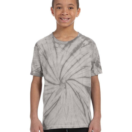 Tie-Dye CD101Y: Youth 5.4 oz. 100% Cotton Spider T-Shirt