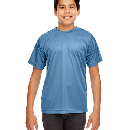 UltraClub 8420Y: Youth Cool & Dry Sport Performance Interlock T-Shirt